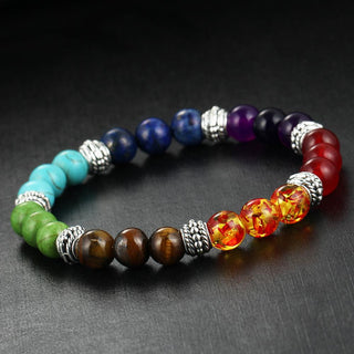 Align Yourself 7 Chakra Healing Crystals Bracelet ALODIA STORE