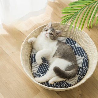Cat Straw Bed ALODIA STORE