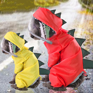 Four-legged Dinosaur Raincoat for Dogs ALODIA STORE