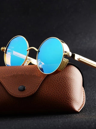 Men and Women Fashion Round Sun Glasses ALODIA STORE