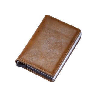 Card Holder Wallet Anti-theft Brush Design ALODIA STORE