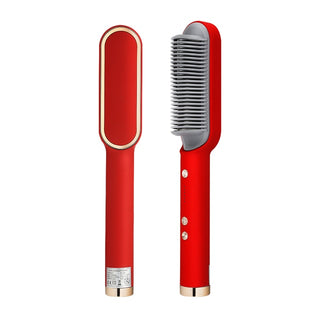 Electric Heat Comb Straightener Curler ALODIA STORE