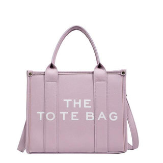 Luxury Designer The Tote Bag for Women Large Capacity Leather Handbags Female ALODIA STORE