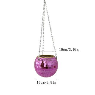 Disco Ball Flower Hanging Vase ALODIA STORE