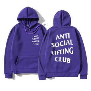 Anti Social Lifting Club Hoodies ALODIA STORE