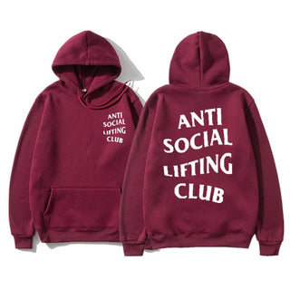Anti Social Lifting Club Hoodies ALODIA STORE