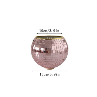 Disco Ball Flower Hanging Vase ALODIA STORE