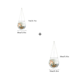 Disco Ball Flower Hanging Vase ALODIA STORE