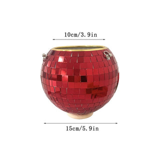 Disco Ball Flower Hanging Vase ALODIA STORE