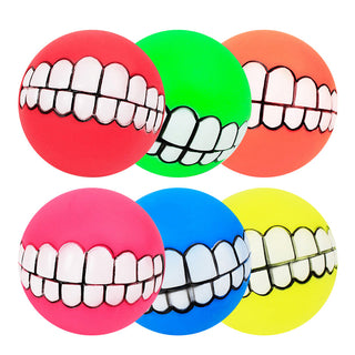 Pet Ball Teeth Silicon Chew Toys for Large Breeds ALODIA STORE