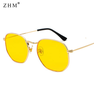 Men's Square Metal Frame Sunglasses ALODIA STORE