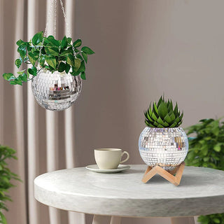 Disco Ball Flower Hanging Vase ALODIA STORE