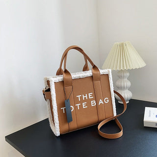 Luxury Designer The Tote Bag for Women Large Capacity Leather Handbags Female ALODIA STORE