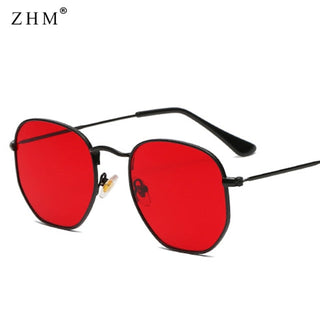 Metal Frame Pilot Mirror Sunglasses ALODIA STORE