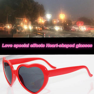 Heart Shape Light Change Sunglasses ALODIA STORE
