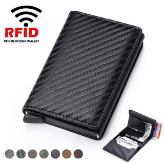 Card Holder Wallet Anti-theft Brush Design ALODIA STORE