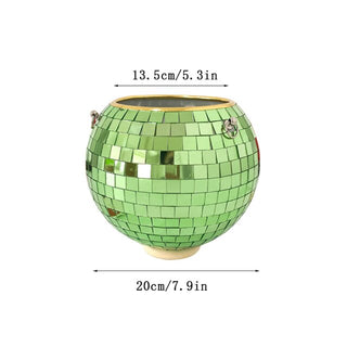 Disco Ball Flower Hanging Vase ALODIA STORE