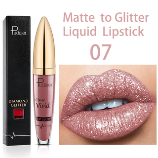 18 Colors Long Lasting Matte Glitter Liquid Shiny Lip Gloss ALODIA STORE