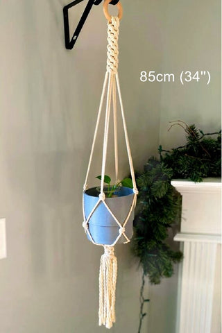 Big Macrame Hanging Planter Hanging Pot Plant Pot Macrame Plant Hangers Air Plant Holder Plant Hanging Decoration ALODIA STORE