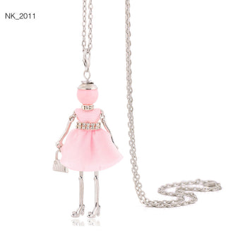 Cute Women Necklace Statement Lady Charm Long Trendy Necklace New Fashion Female Big Pendant Lovely Jewelry Gift Wholesale ALODIA STORE