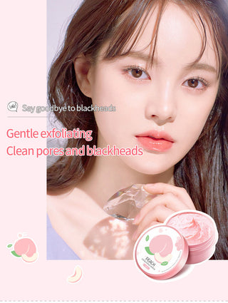 90g Honey Peach Exfoliating Scrub For Winter Deep Cleaning Whitening Exfoliating Pores Moisturizing Body Brightening Scrub Face ALODIA STORE