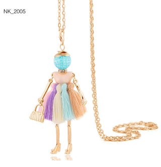 Cute Women Necklace Statement Lady Charm Long Trendy Necklace New Fashion Female Big Pendant Lovely Jewelry Gift Wholesale ALODIA STORE