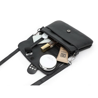 DAEYOTEN Skull Rivets Shoulder Bag Female Black ALODIA STORE