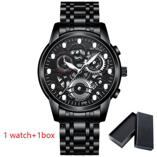 Watch Men Skeleton Automatic quartz Watch Gold Skeleton Vintage Man Watchwrist watches for men ALODIA STORE