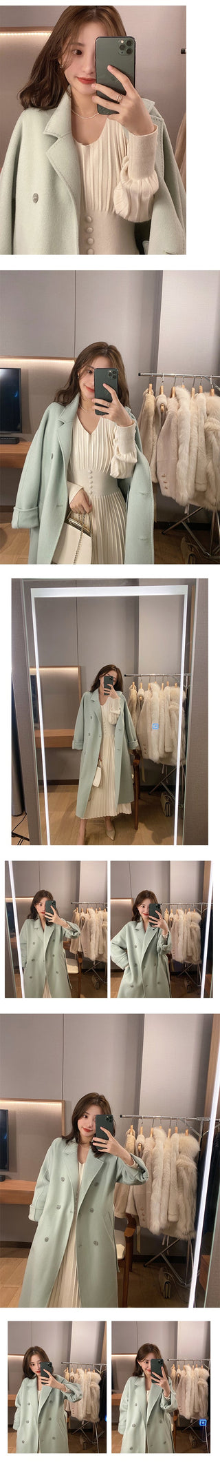 Knitted Dress Women Casual Long Sleeve ALODIA STORE