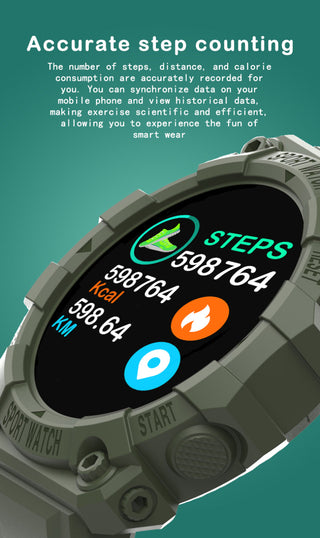 2021 Smart Watch Men Women Heart Rate Fitness Tracker Bracelet Watch Blue.tooth Waterproof Sport Smartwatch For Android IOS ALODIA STORE