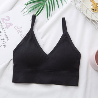 Women Sexy Crop Tops Tube Top Female Streetwear Sleeveless Camis Seamless Sports Lingerie Tee Bra Crop Top Bandeau Top Tank ALODIA STORE