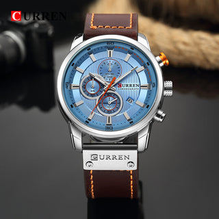CURREN Fashion Date Quartz Men Watches Top Brand Luxury Male Clock Chronograph Sport Mens Wrist Watch Hodinky Relogio Masculino ALODIA STORE