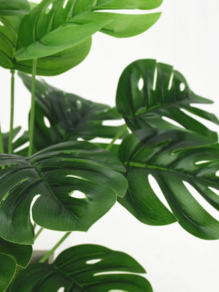 Artificial Plants Green Palm Leaves Monstera Home Garden Living Room Bedroom Balcony Decoration Tropical Plastic Fake Plant Long ALODIA STORE