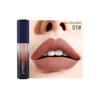 QIBEST Lip Gloss Makeup Moisturizer Waterproof 12 Colors Makeup Lipstick Long Lasting Liquid Lipstick Lip Tint Cosmetics TLSM2 - Alodia Store