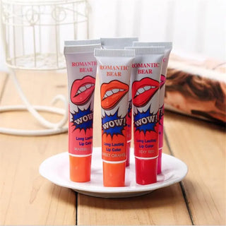 Amazing 6 Colors Peel Off Liquid Lipstick Waterproof Long Lasting Lip Gloss Lint Mask Makeup Tattoo Lipgloss Lipsticks Cosmetic ALODIA STORE