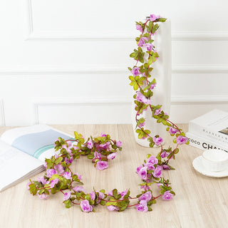 250CM Rose Artificial Flowers Christmas Garland for Wedding Home Room Decoration Spring Autumn Garden Arch DIY Fake Plant Vine ALODIA STORE
