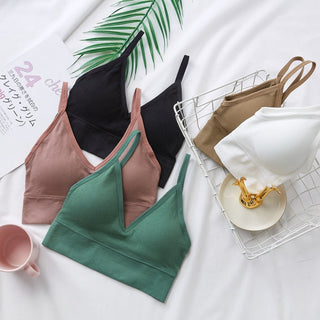 Women Sexy Crop Tops Tube Top Female Streetwear Sleeveless Camis Seamless Sports Lingerie Tee Bra Crop Top Bandeau Top Tank ALODIA STORE