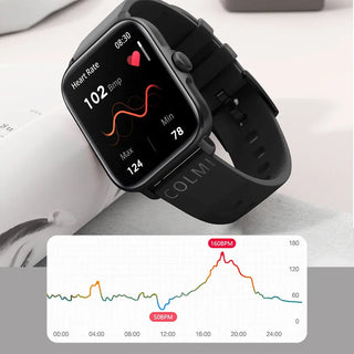 COLMI P28 Plus Bluetooth Answer Call Smart Watch Men IP67 waterproof Women Dial Call Smartwatch GTS3 GTS 3 for Android iOS Phone ALODIA STORE