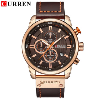 CURREN Fashion Date Quartz Men Watches Top Brand Luxury Male Clock Chronograph Sport Mens Wrist Watch Hodinky Relogio Masculino ALODIA STORE