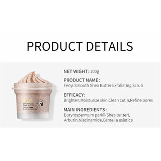 100g Face Body Skin Scrub Deep Cleansing Face Scrub Exfoliating Hydrating Scrub Cream Mud Exfoliating Gel Body Lotion ALODIA STORE
