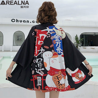 Haori Yukata Men Korean Samurai Japanese Kimono Traditional Clothing Vintage Crane Anime Kimono Beach Girls Cosplay Dress Shirts ALODIA STORE