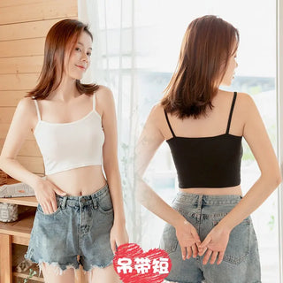 black crop top women summer sexy backless sleeveless spaghetti strap top women club party cami basic  top femme croptop tank top ALODIA STORE