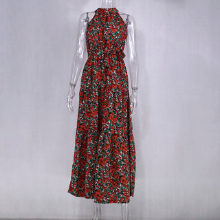 Summer Long Dress Polka Dot Casual Dresses Black Sexy Halter Strapless New 2023 ALODIA STORE