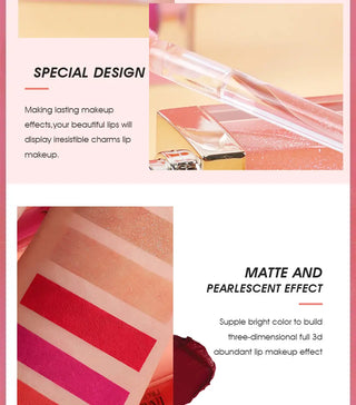 IMAGIC Lipgloss Matte 20 Colors Lip Gloss Velvety Lipstick Liquid Matte Waterproof Lip Tint Full &amp; rich Sexy Lip Makeup Cosmetic ALODIA STORE