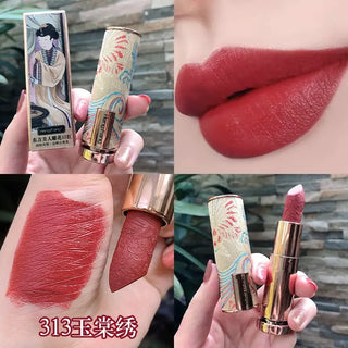 Oriental Classical Beauty Vintage Velvet Lipstick Matte Pigmented Waterproof Lasting Lip Makeup Silky touch Charming Cosmetics ALODIA STORE
