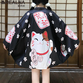 Haori Yukata Men Korean Samurai Japanese Kimono Traditional Clothing Vintage Crane Anime Kimono Beach Girls Cosplay Dress Shirts ALODIA STORE