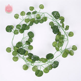1Pc 230Cm Green Vine Silk Artificial Ivy Hanging Leaf Garland Plant Creeper Leaf Home Decor Wedding Bathroom Garden Decoration ALODIA STORE