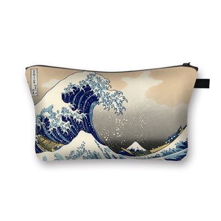 Starry Night / Kiss / Waterlily Painting Cosmetic Bag Van Gogh / Gustav Klimt / Monet Women ALODIA STORE