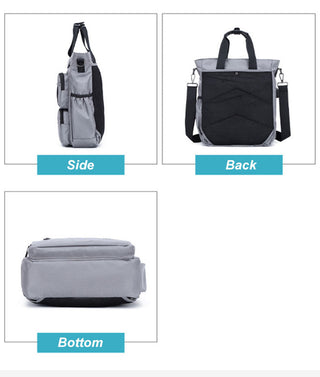 Multifunction Men Handbag Waterproof Men's Handbag Large Crossbody Shoulder Bags Business Office Messenger Bag Back Pack XA668C ALODIA STORE