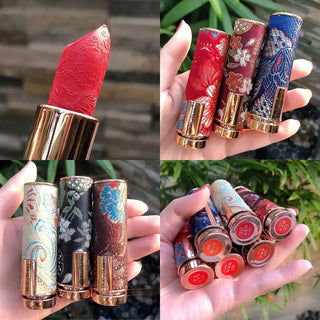 Oriental Classical Beauty Vintage Velvet Lipstick Matte Pigmented Waterproof Lasting Lip Makeup Silky touch Charming Cosmetics ALODIA STORE